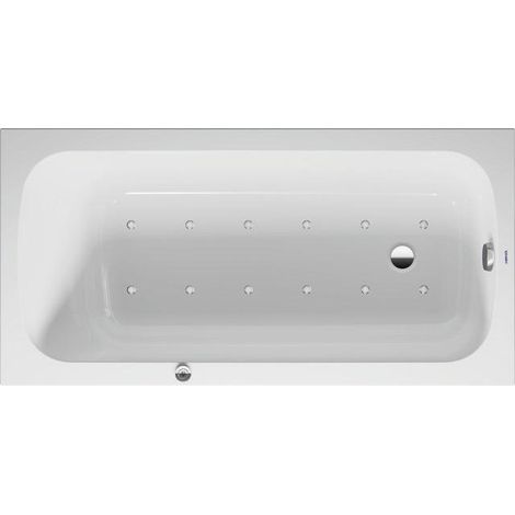 Baignoire à remous QATEGO 1500x750mm avec 1 RS Combi-System L blanc