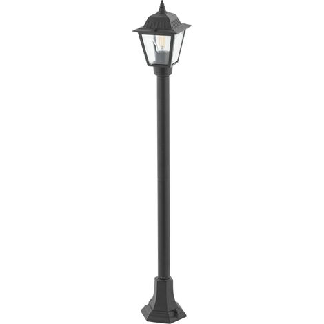Paletto giardino esterno classico nero Nowodvorski ANA 100cm
