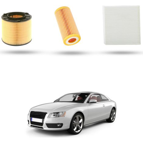 Kit Tagliando 3 filtri compatibile con Audi A5 (F53,F5P,F5A,F5F) 35 TFSI F5 110kw 2019 (1/4)
