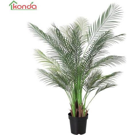 2 x C PIANTA PALMA ARTIFICIALE 120 CM