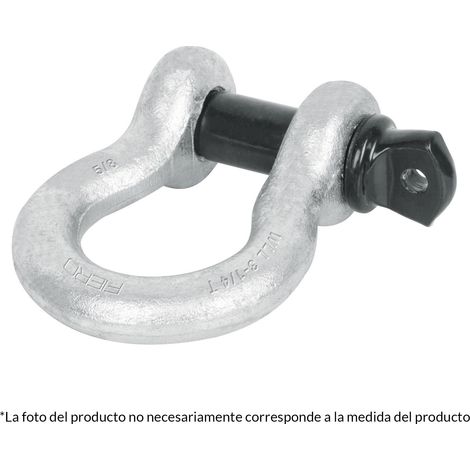 Grillete lira de acero - 6 mm - 500 kg