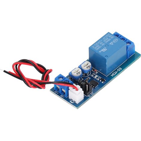 Module relais à temporisation réglable, boucle infinie, mode de temporisation unique pour 12 V (1/5)