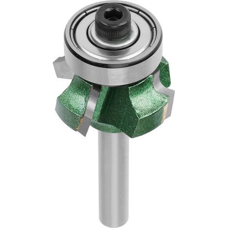 Fresa para madera de 4 filos con vástago de 6,35 mm, para tallado. (1/5)