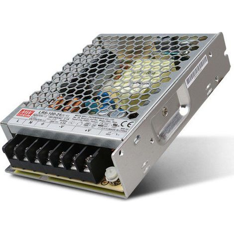 Alimentatore Meanwell 100W Per Strip Led 24V Trasformatore LRS-100-24