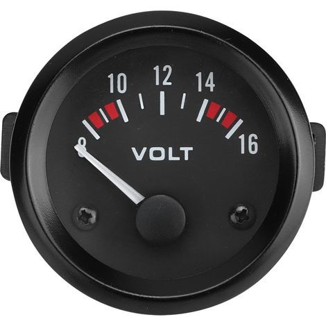 Universelles Kfz-Voltmeter 12V, Universalzeiger, 2" (52mm), Voltmeter-Anzeige