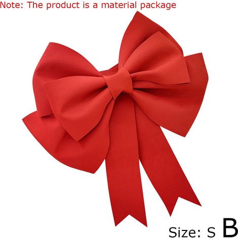 Ribbon Bow - EVA Foam - 30 cm 50 cm or 75 cm - Christmas Tree Topper Door Decoration Wedding Party Gift Packaging - 1 Piece (1/5)