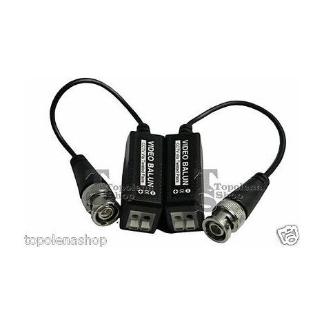 COPPIA TRASMETTITORI VIDEO BALUN FINO A 500 M UTP CAVETTO CCTV BNC UTP CAT5