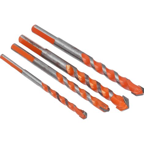 Forets triangulaires 6 mm/8 mm/10 mm/12 mm, forets multifonctionnels en carbure (conviennent aux carreaux de céramique, au béton, aux murs de briques et au verre). (1/5)