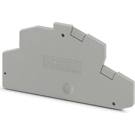 PHOENIX D-PTTBS1,5/S - COUVERCLE FINAL D-PTTBS1,5/S 78 X 2,2 MM GRIS PHOENIX CONTACT 3214699