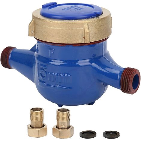 LXS20E 1/2 Flüssigkeitsdichter Wasserzähler, drehbarer Flügel, Trockenwasserzähler für Zuhause