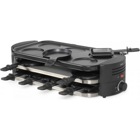 Parrilla raclette para 8 personas, 1600 W, negra - DOC337 - Livoo - (1/3)