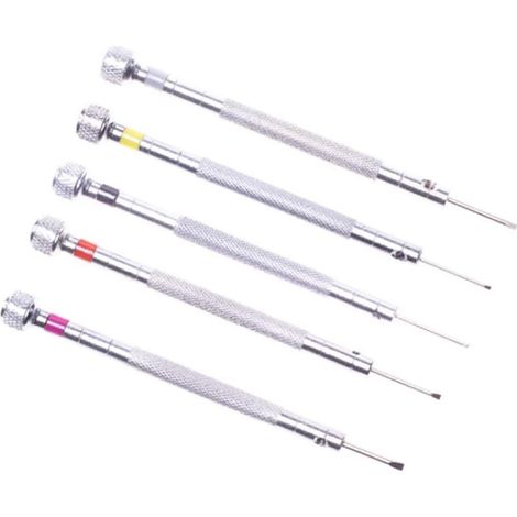 Kit tournevis de précision, 5 pièces/plat, pour électronique (1/5)