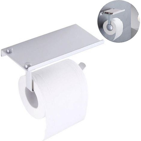 Toilettenpapierhalter mit Handyhalterung, Toilettenpapierhalter ohne DriBlack (1/3)
