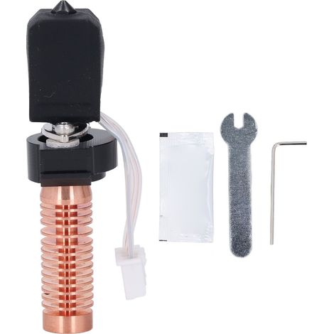 Kit Hotend en céramique et acier trempé intégré, buse d'extrudeuse de 0.4mm à dégagement rapide, tout en métal pour 5M Pro 24V 48W