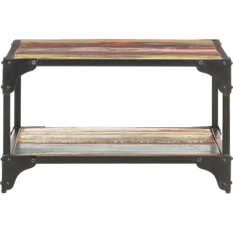 Maison Exclusive - Couchtisch 60x60x35 cm Altholz Massiv