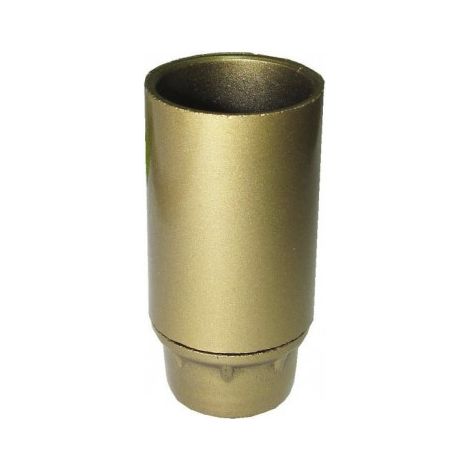 E14 TIBELEC glatte Fassung, Kunststoff, gold 40W TIBELEC
