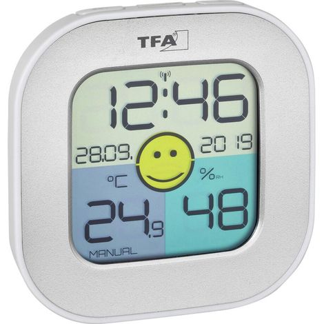 Digitales Thermo-Hygrometer "Fun" zur Kontrolle des Raumklimas (1/4)