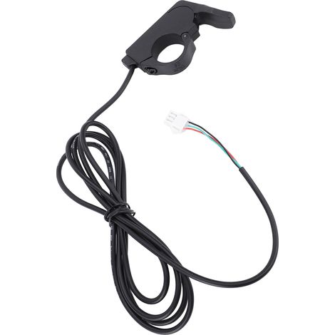 Poignée d'accélérateur universelle SM pour vélo, avec câble de 1,5 m (4,9 pi) pour guidon de 22 mm. (1/5)