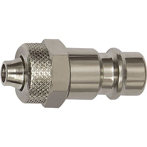 Riegler Nippel für Kupplungen NW 7,2 - NW 7,8, Stahl, für Schlauch 6x4 (1/2)