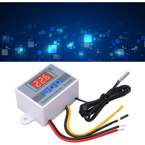 Régulateur de Température Numérique 10A 12V avec Sonde Étanche pour Chauffage et Refroidissement