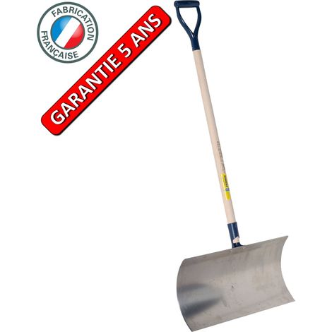 OUTILS PERRIN Poussoir à neige Gratte large aluminium 60 cm manche poignée YD, pour le déneigement (1/3)