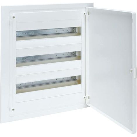 Coffret encastré 54 Modules de 3 rangées avec porte opaque HAGER VF318PR (1/4)
