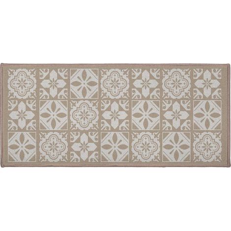 Tapis de Cuisine "Constantine" 50x120cm Naturel