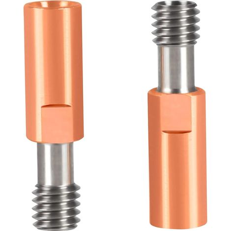 2 Heatbreak, Alliage de titane, Cuivre, Alésage 4.1mm, Longueur 27mm, Pour Ender 3 V2 Pro CR10 (1/4)