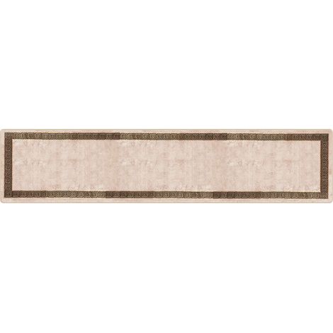 Pasillo de alfombra MARSA Negro 100 x 450 cm Poliéster y PVC vidaXL
