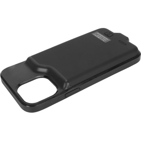 Étui chargeur de batterie externe 6,7 pouces 5500 mAh pour iPhone 12 Pro Max (noir) (1/5)