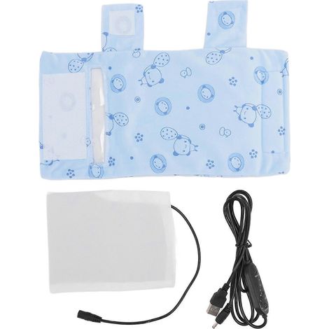 Chauffe-biberon portable USB avec 3 niveaux de température, isolation et minuterie, idéal pour les voyages en voiture. (1/4)