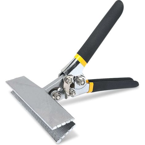 JOORRTOutil manuel de cintrage de tôle de 15,2 cm, mâchoires droites pour aplatir le métal, poignée rembourrée à double durcissement (1/4)