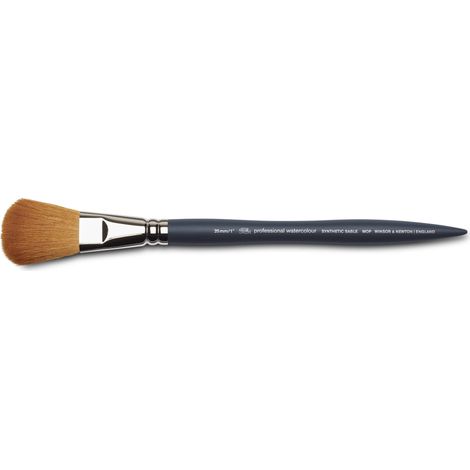 Winsor & Newton Pennello professionale per acquerello, setole sintetiche di animali, grigio, 2,5 cm (1/3)