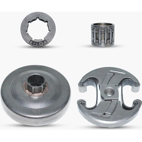Kupplungstrommelsatz 325"-7T, Kupplungsritzel, Felge und Rollenlager für Husqvarna 340, 345, 346XP, 350, 351, 353, 445, 450E Kettensägen.