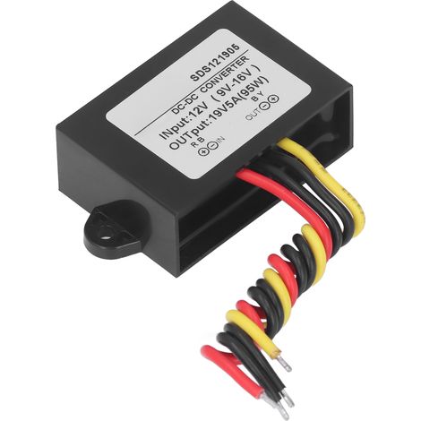 Convertisseur élévateur de tension CC 12 V vers CC 19 V étanche, accessoire pour alimentation. (1/5)