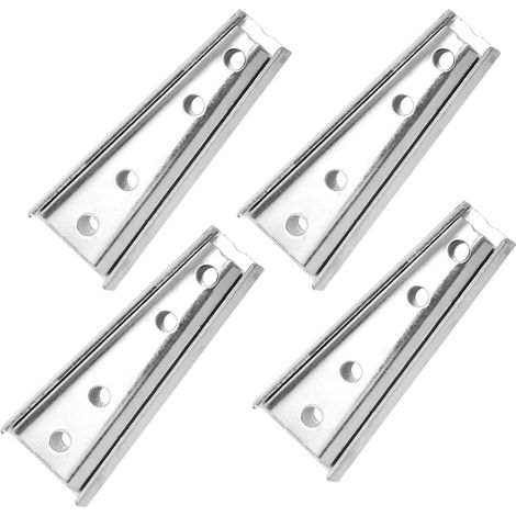 Connecteurs de Canapé Support de Argenté, Lot de 4 Paires, Système D'emboîtement pour Meubles pour Éviter Le Déplacement Mobilier (1/5)