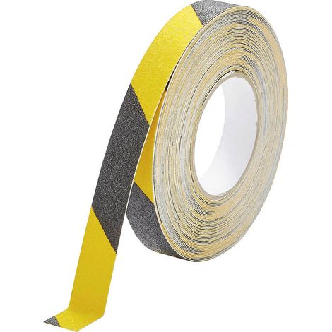 Durable DURALINE GRIP 1081130 Anti-Rutschband  Schwarz, Gelb (L x B) 15 m x 25 mm 1 St.