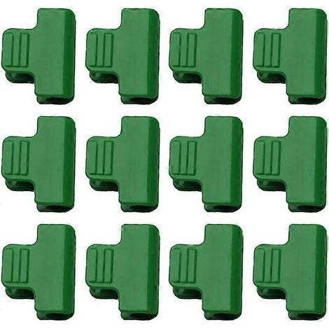 20 clips de fixation pour serres, filets de couverture, tunnels et abris (12 pièces) (1/5)