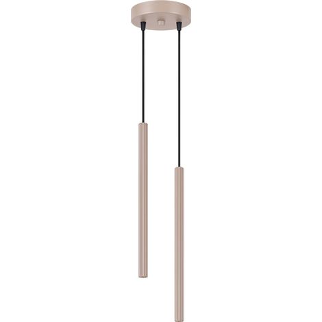 Pendelleuchten Arche taupe 2xG9 15cm Stahl Sollux (1/5)