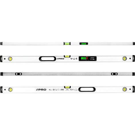 LIVELLA PRO900 CON LETTURA ELETTRONICA E MAGNETI 120CM - 100-E4-120 (1/5)