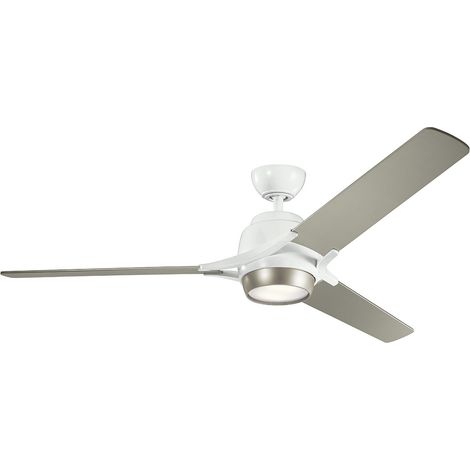 Deckenventilator mit Beleuchtung LED dimmbar Ø 152 cm Fernbedienung Sommer Winter Betrieb Deckenleuchte
