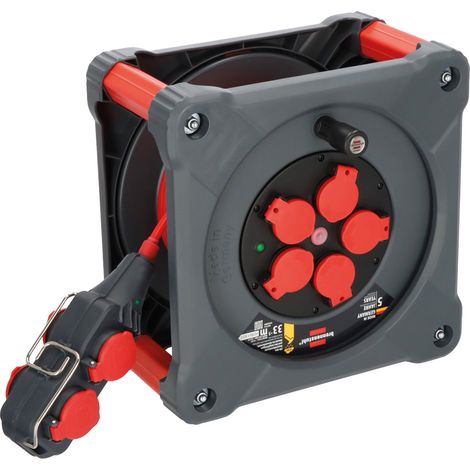 Brennenstuhl Enrouleur de câble professionnel Cube KC 3210 5 33+5 m - 9212380210