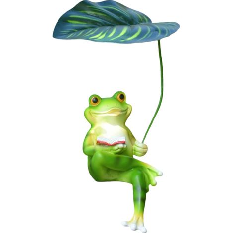 Sculptures nordiques de grenouille en résine, décorations de jardin féérique pour centre de table, patio, cour, pendaison de crémaillère Figurines d'animaux en résine (1/5)