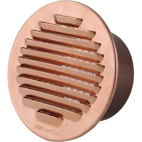 GRILLE D'AÉRATION EN CUIVRE/PLASTIQUE Ø 120 mm