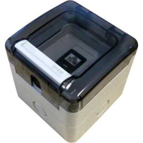Conector herm茅tico sellado 1x RJ45, IP66, montaje en superficie (sin equipamiento) OS001IP