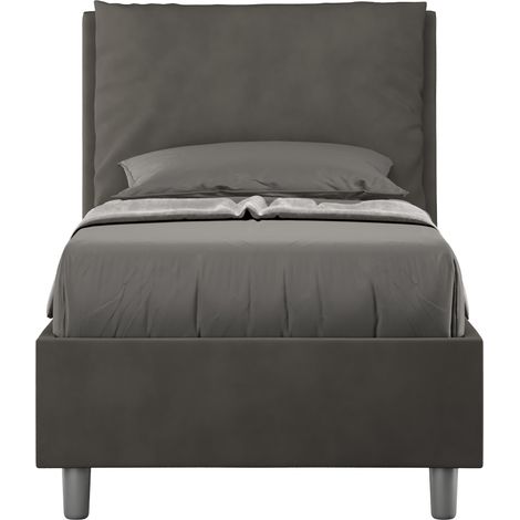 Letto Singolo 80x190 cm Senza Rete Antea Grigio (1/5)