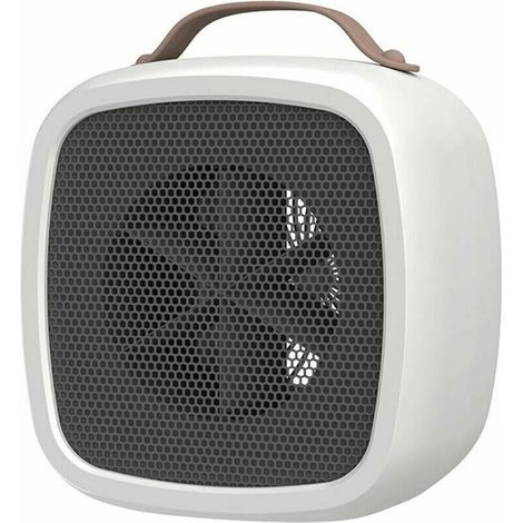 Radiateur soufflant compact 1500W – Chauffage rapide en 3 secondes – Thermostat et protection surchauffe – Pour salle de bain et bureau (1/4)