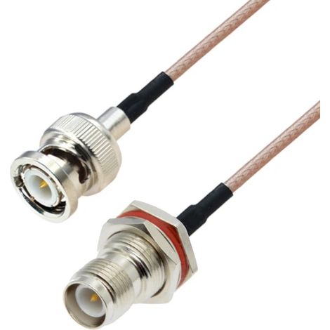 Anschlusskabel mit BNC-Stecker / TNC-RP-Buchse, RG316, 2 m