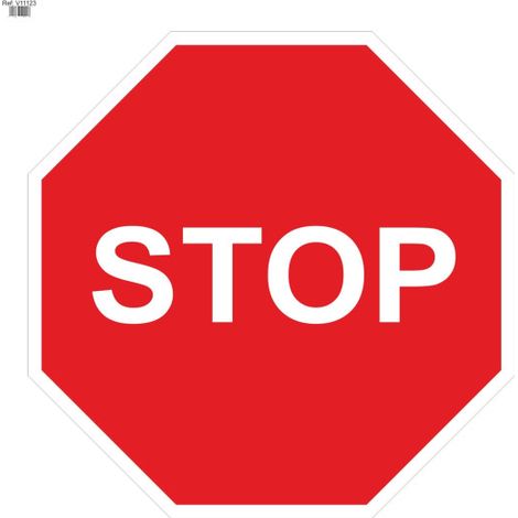 Señal Vial de Bolsa Stop 700 x 700 mm