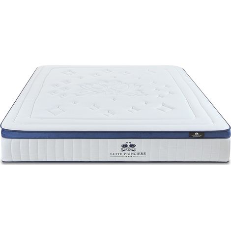 Matelas Micro-ressorts Suite Princière 90x200 cm Accueil Mousse Supersoft (1/5)